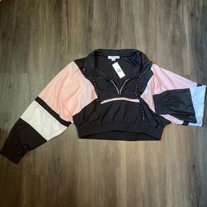 Sws, cropped active jacket/ windbreaker